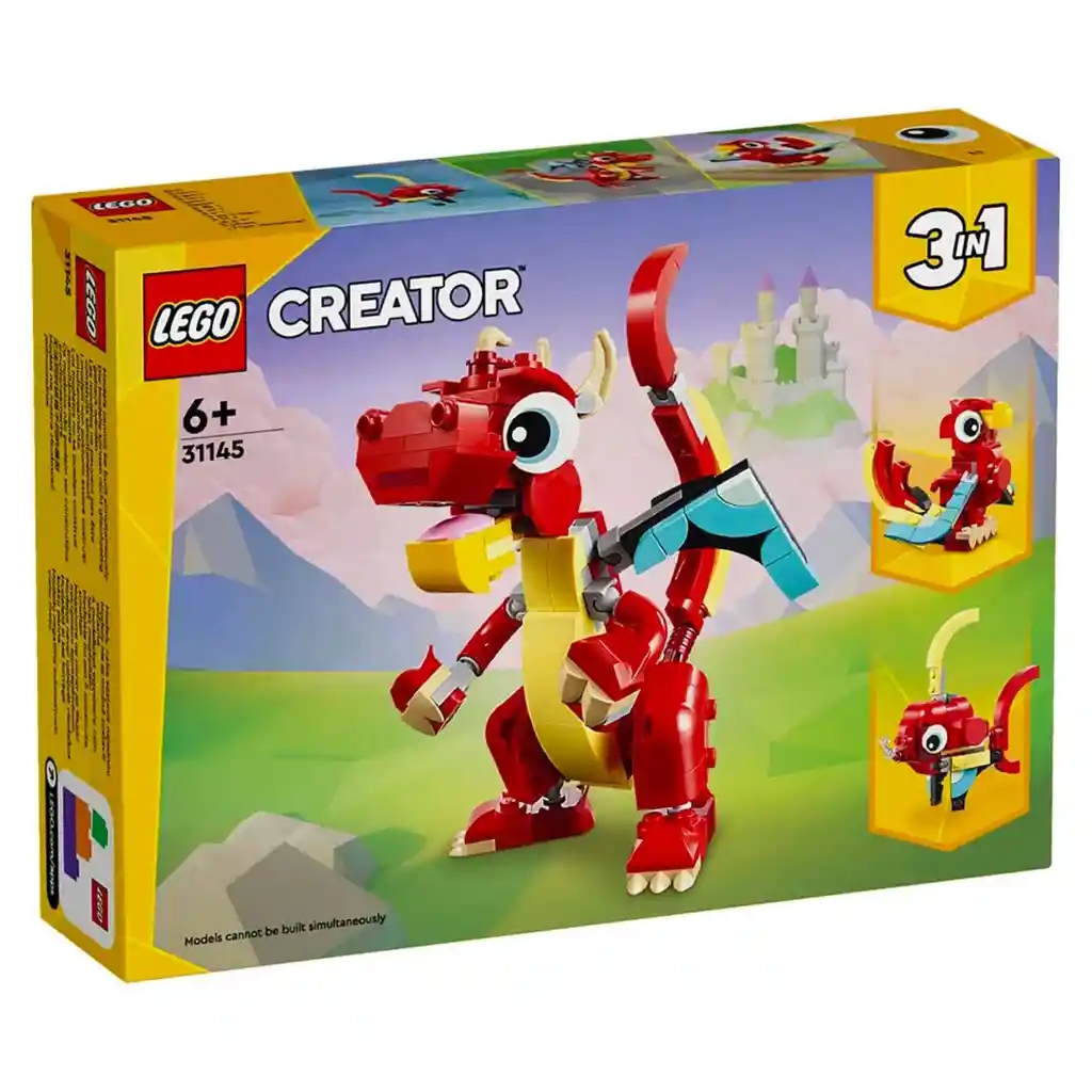 Lego Dragón Rojo