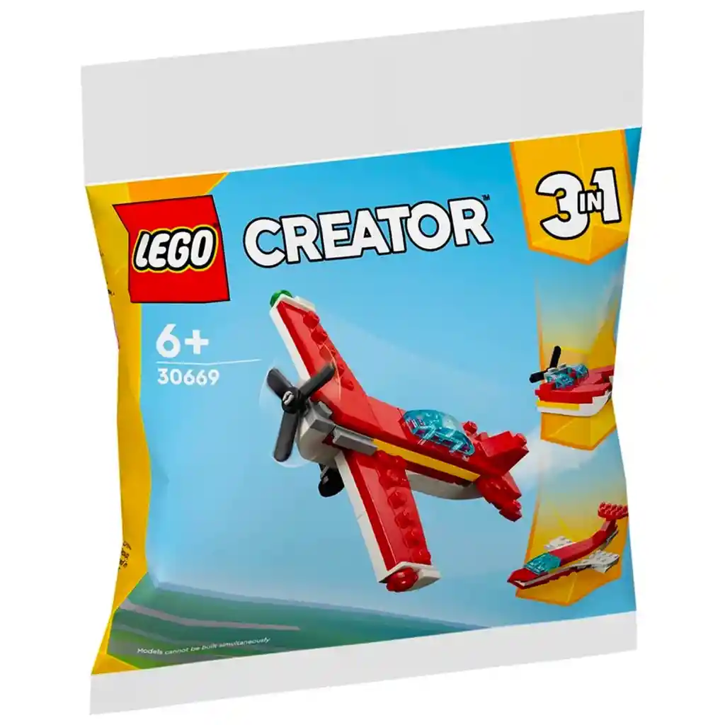 Lego Avión Rojo Clásico