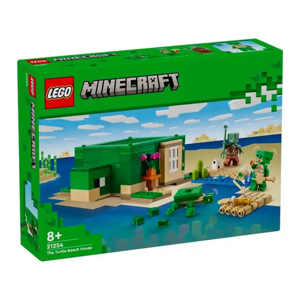 Lego Minecraft La Casa-tortuga De La Playa