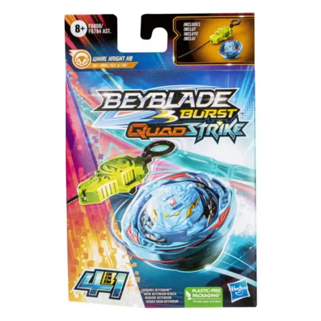 Beyblade Burst Quadstrike Whirl Knight K8