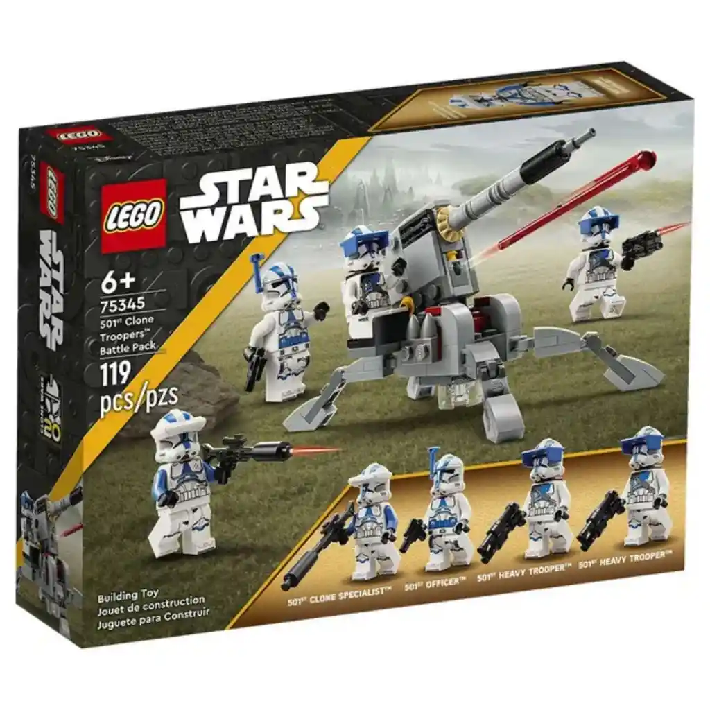 Lego Star Wars: Clon Troopers 501 Pack De Combate