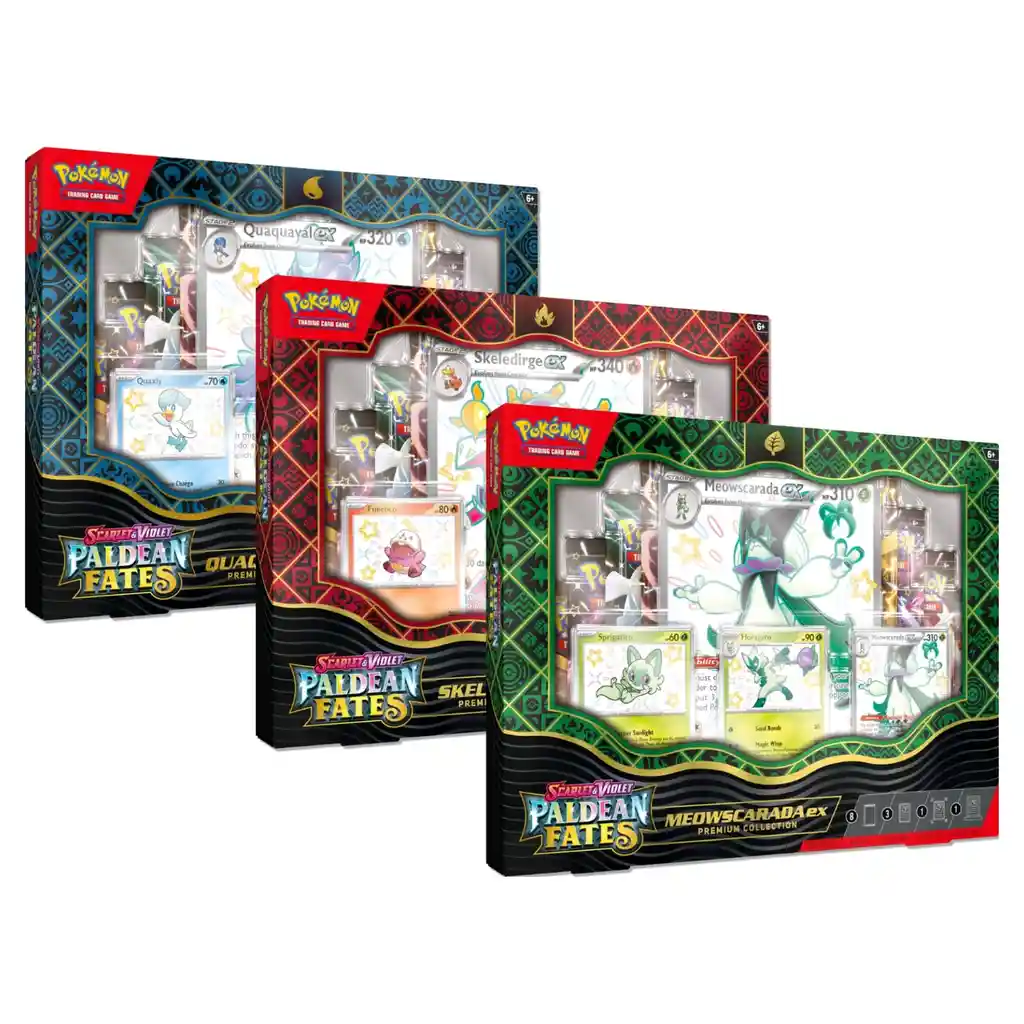 Pokémon Paldean Fates Premium Collection Español