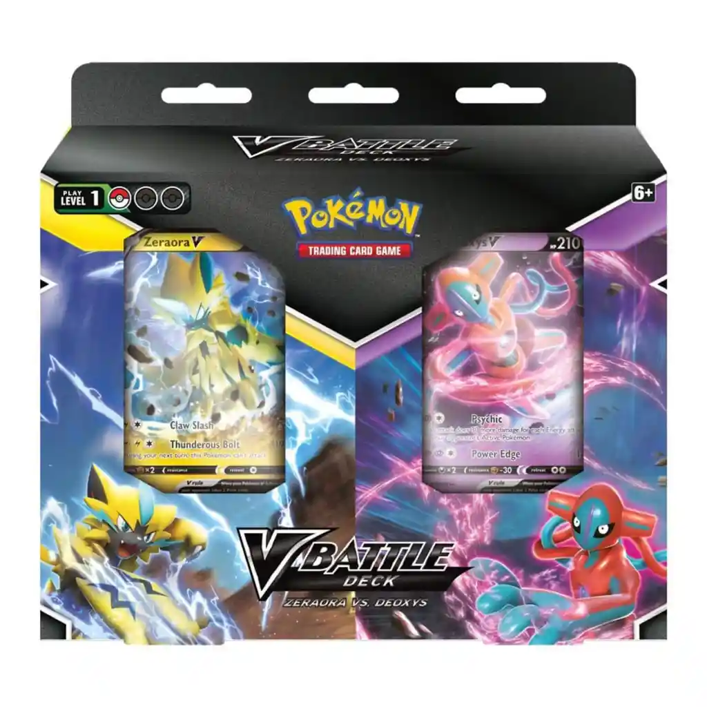 Pokémon Deoxys Y Zeraora V Bundle Battle Deck Inglés