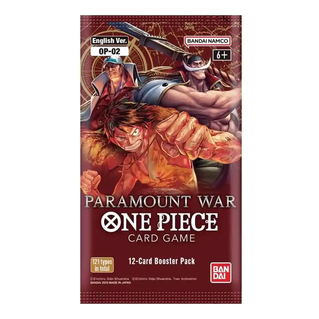 One Piece Tcg: Paramount War Booster Inglés