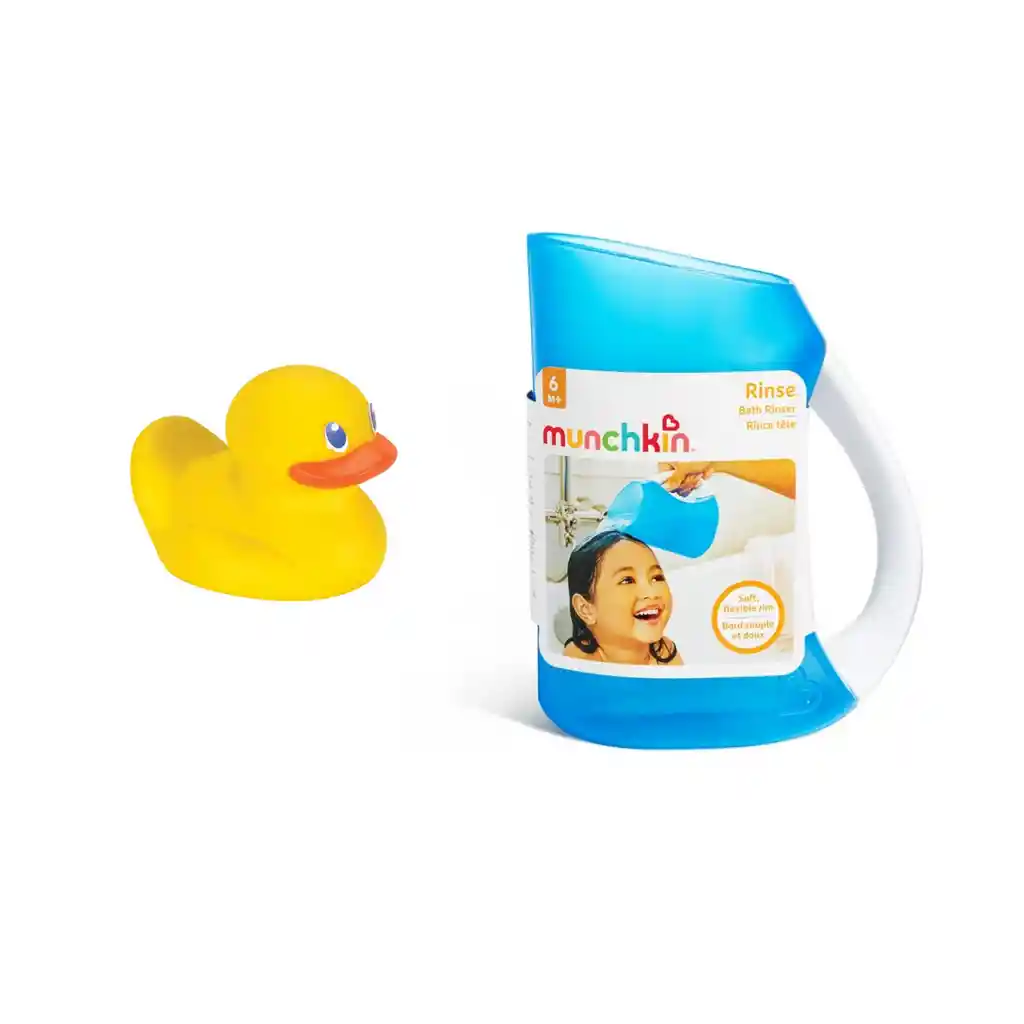 Termómetro De Patito Mas Jarra Flexible Infantil Baño