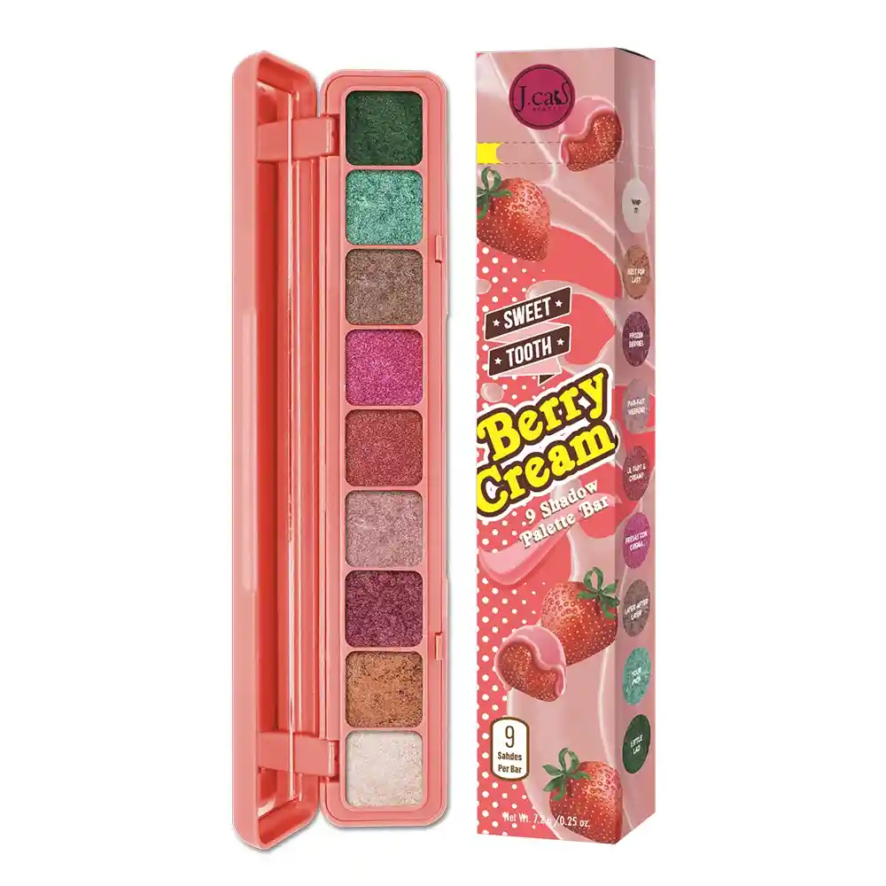 Paleta De Sombras De Ojos Berry Cream