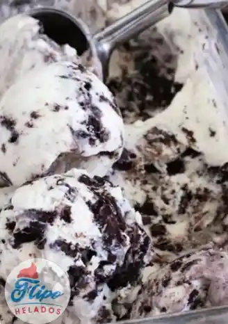 Crema Oreo(1/2 Litro) De Helado