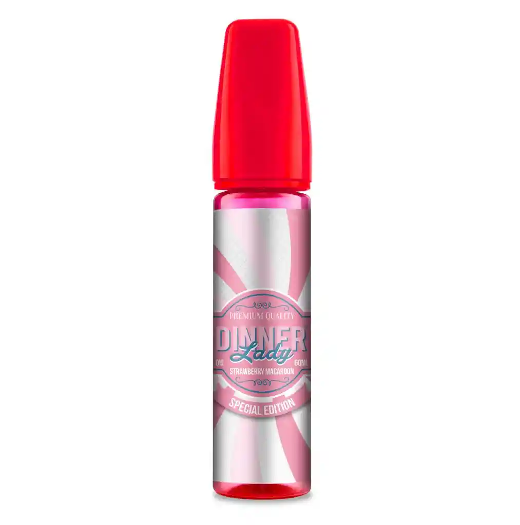 E-liquid Líquido Vaporizador Strawberry Macaroon 60ml - Dinner Lady