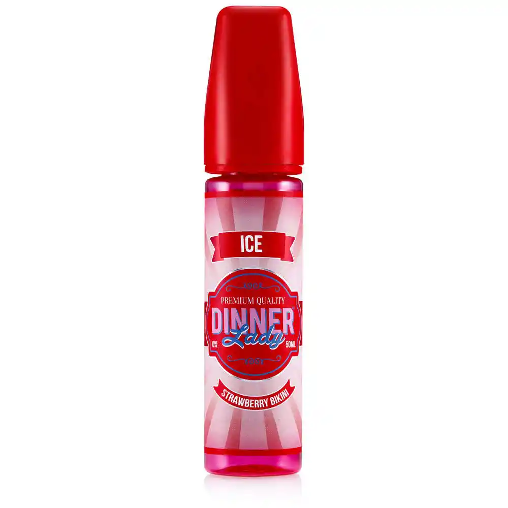 E-liquid Líquido Vaporizador Ice Strawberry Bikini 60ml - Dinner Lady