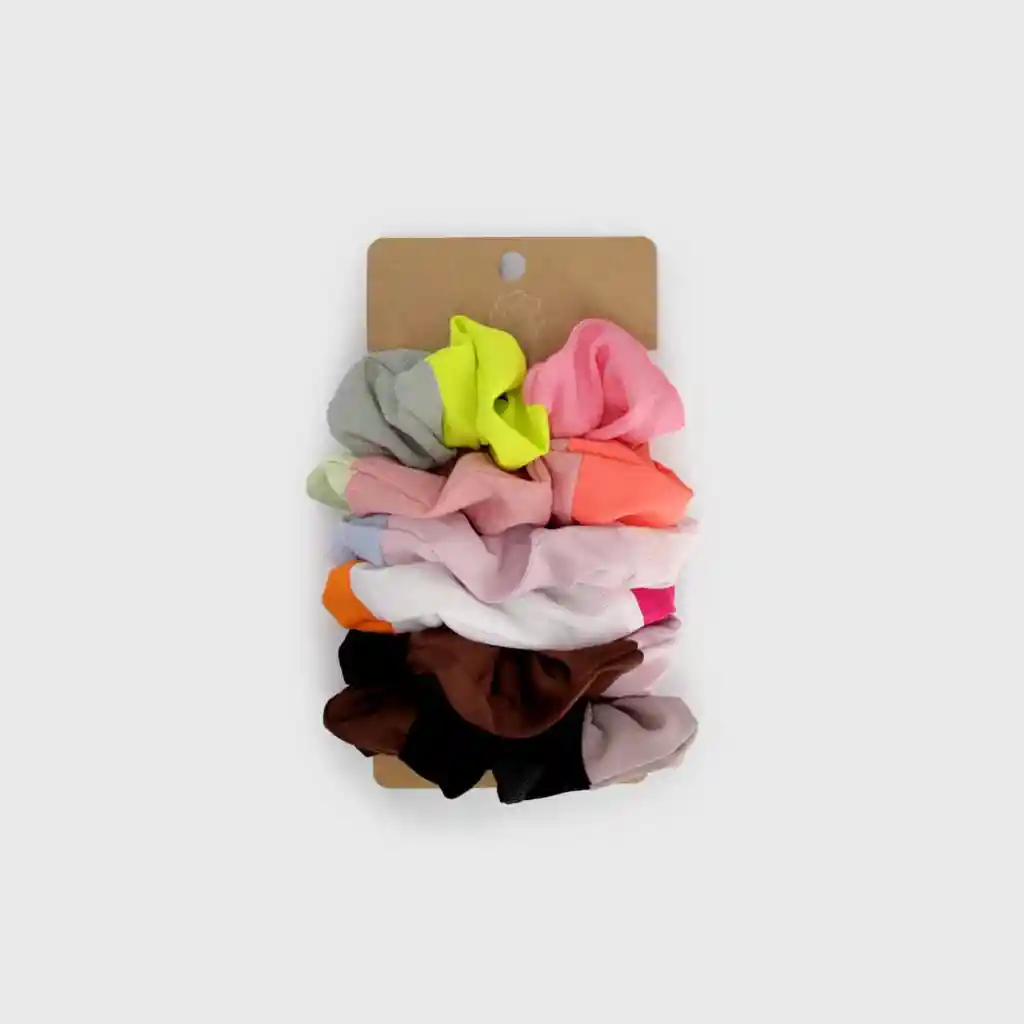 Set Scrunchies Multicolor A