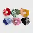 Set Scrunchies Bicolor Animal Print