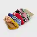 Set Scrunchies Bicolor Animal Print