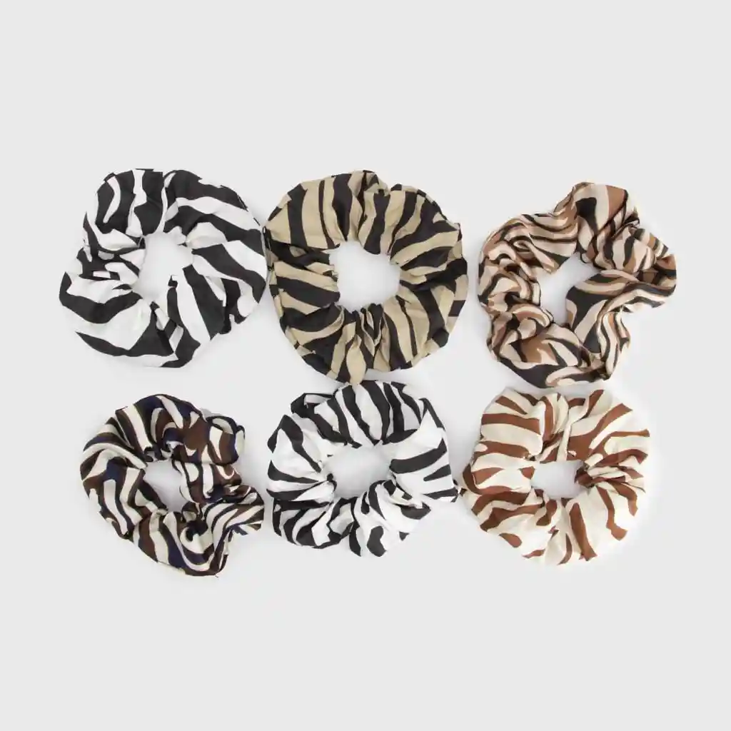 Set Scrunchies Cebra