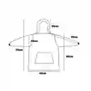 Maxi Polerón Sherpa Estampado Con Capucha Chiporro