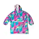 Maxi Poleron Sherpa Estampado Con Capucha Chiporro