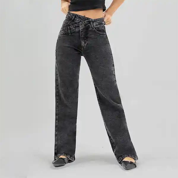 Jeans Pretina Cruzada Black 34 Raindoor