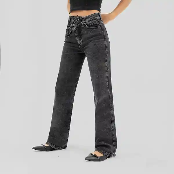 Jeans Pretina Cruzada Black 36 Raindoor