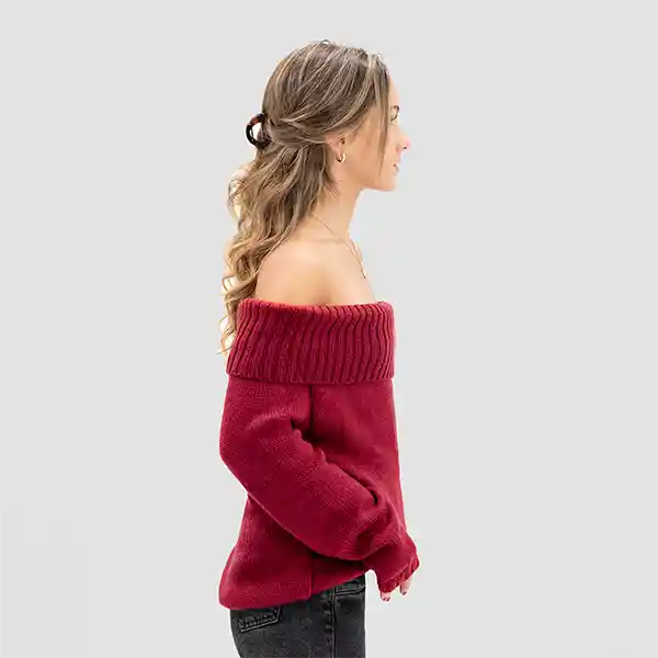 Sweater Hombros Descubiertos Red XS Raindoor