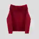 Sweater Hombros Descubiertos Red L Raindoor