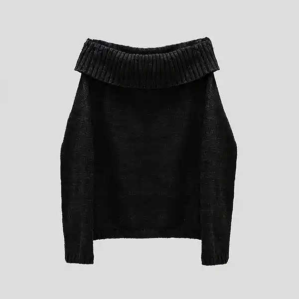 Sweater Hombros Descubiertos Black M