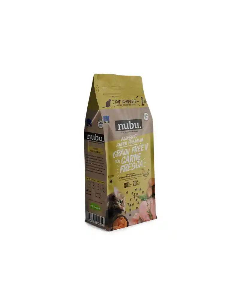 Alimento Super Premium Nubu Cat Complete 2 Kg