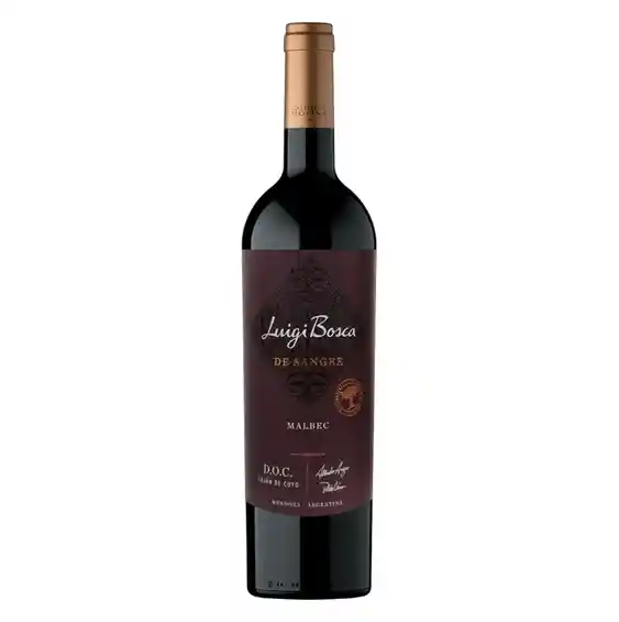 Vino Luigi Bosca Malbec Doc De Sangre 750cc	