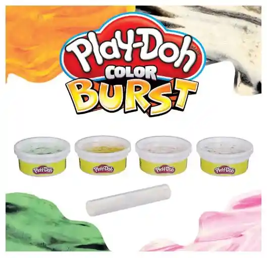 Hasbro Play-doh Color Burst Claros