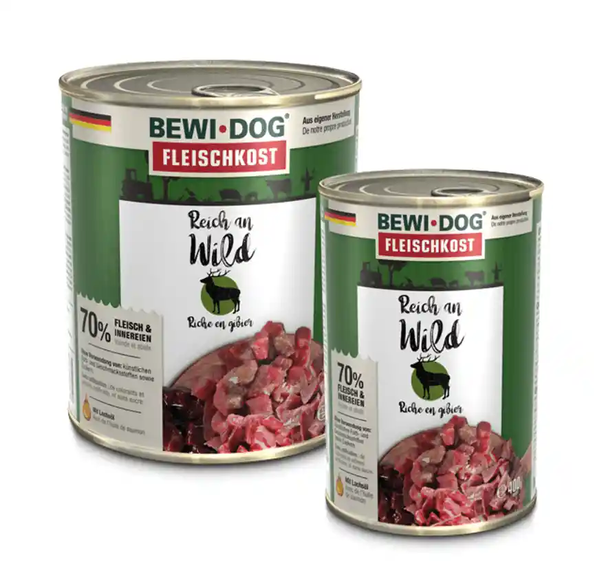 Bewi Dog® Lata Rico En Venado 400grs Para Perros