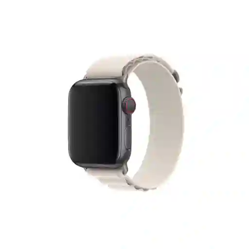 Correa Alpine Apple Watch Compatible Con 42 / 44 / 45 / 49 Mm Blanca