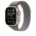 Correa Trail Apple Watch Compatible 38 / 40 / 41 Mm Gris Claro / Blanco