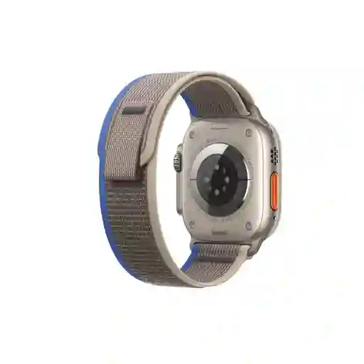 Correa Trail Apple Watch Compatible Con 38 / 40 / 41 Mm Gris / Azul