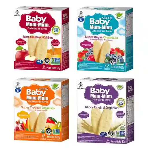 Baby Mum-mum - Pack X4 Galletas Para Bebés