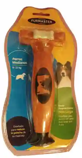 Furmaster-herramienta Despelechadora Para Perro Mediano Pelo Largo De 9 A 23 Kg. Unidad