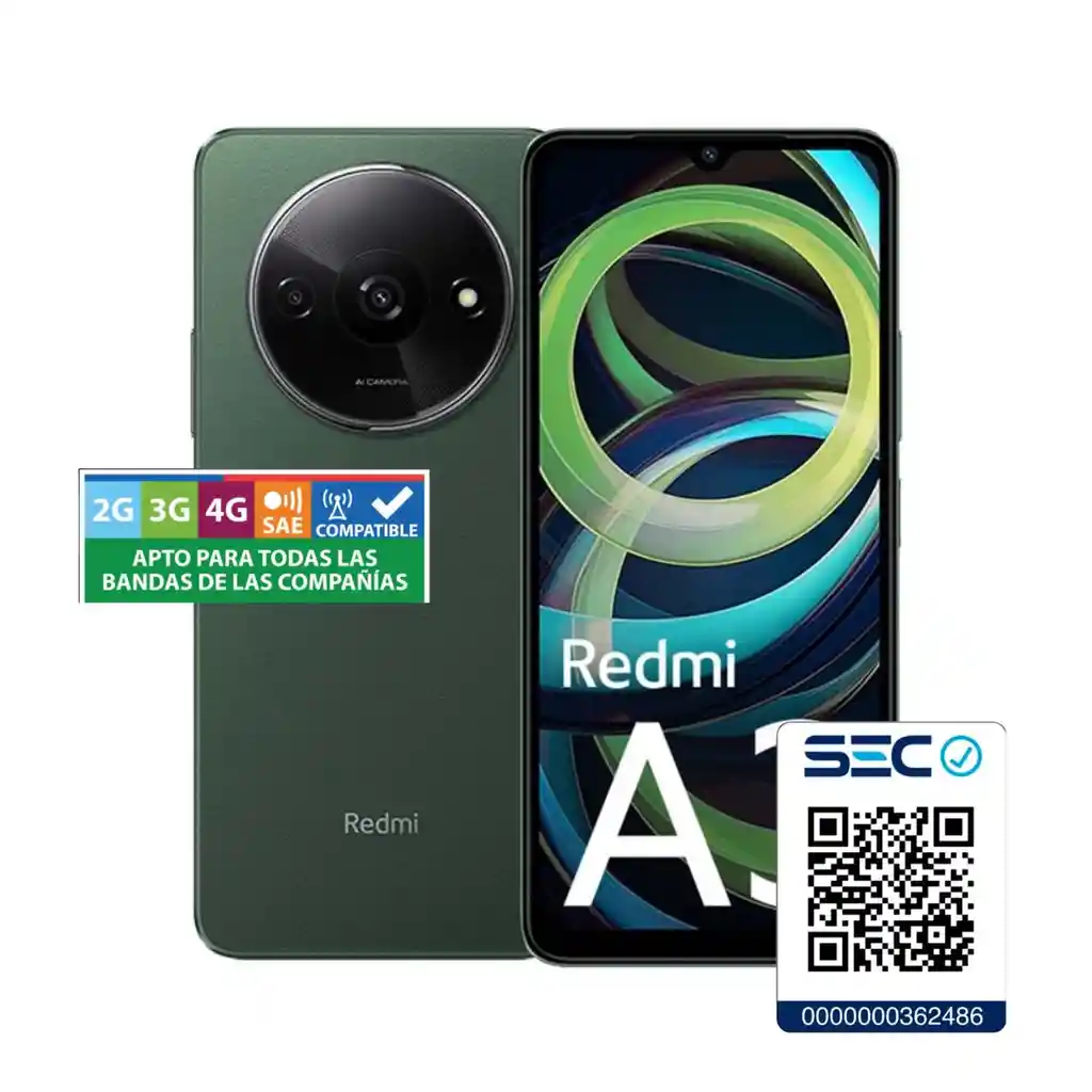 Xiaomi Redmi A3 3gb + 64gb Verde