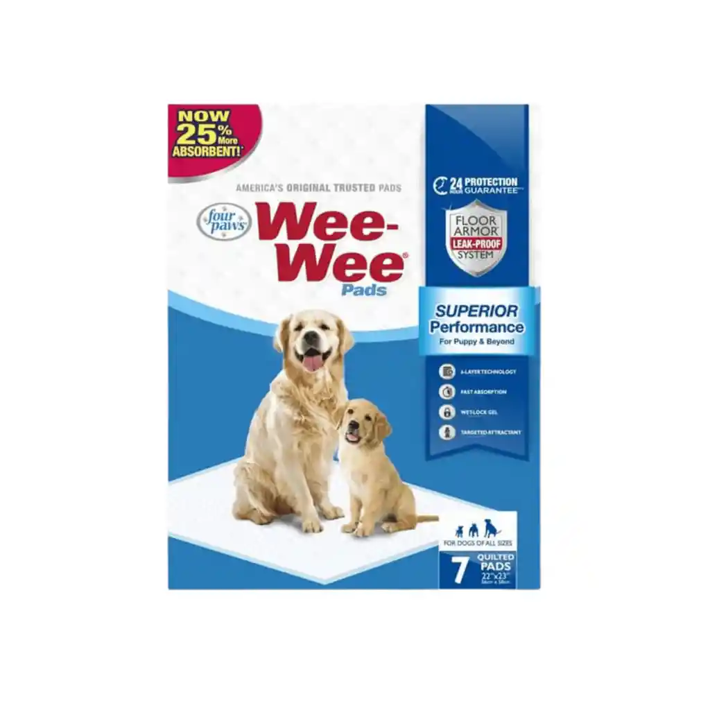 Wee Wee Sabanillas Para Perros 14 Unidades