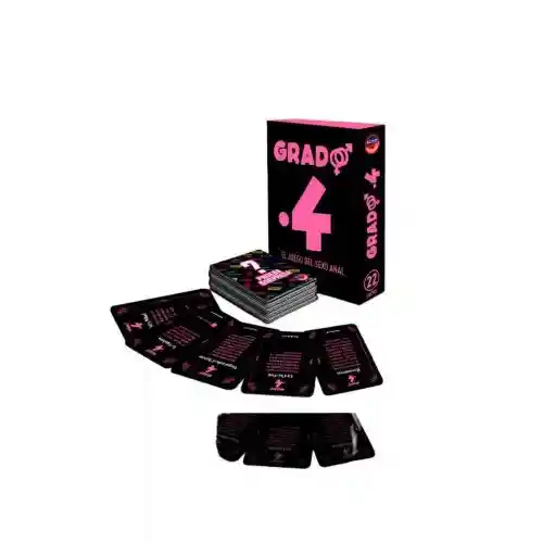 Juego De Cartas Erótico De Sexo Anal "grado 4"