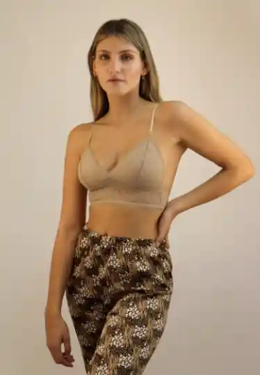 Cats Bralette Somali Beige M