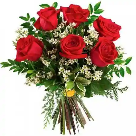 Bouquet De 8 Rosas Rojas