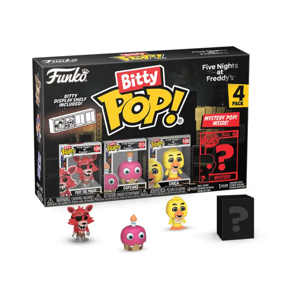 Foxy 4 Pack - Five Nights At Freddys Funko Bitty Pop!