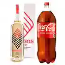 Promo Pisco Fuegos Transparente 40° 750cc + Coca Cola 3l