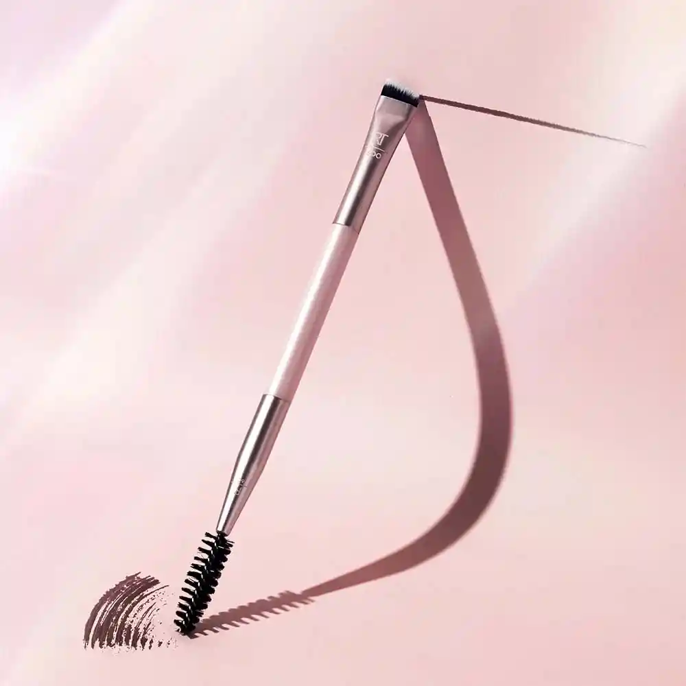 Pincel 2-en-1 Para Maquillaje De Cejas Dual-ended Brow Brush