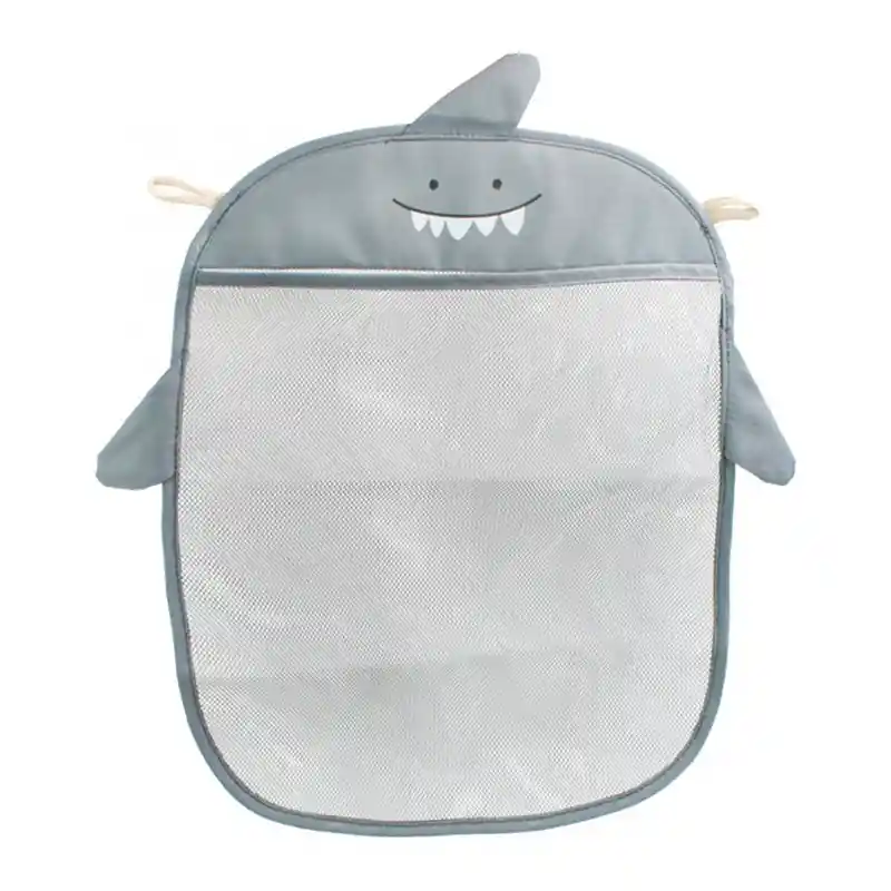 Bolsa Malla Almacenadora De Juguetes Para Baño Tina Niños (gris)