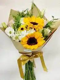 Girasoles Y Margaritas En Ramo