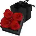 Caja Con 4 Rosas