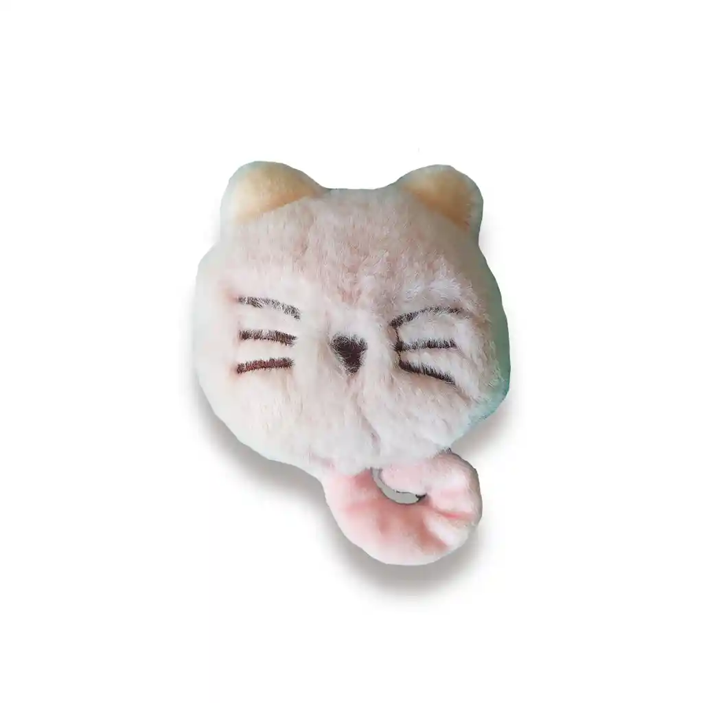 Juguete De Peluche Cara De Gato Rosado