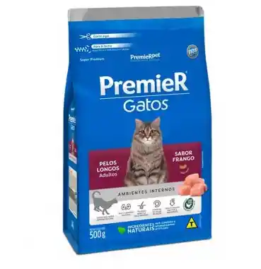 Premier Gatos Adulto Pollo Pelo Largo 1.5 Kilos