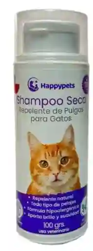 Happypets Shampoo En Seco Repelente De Pulgas Gatos