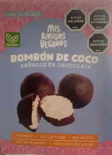 Bombón De Coco Bañado En Chocolate Amargo Mis Amigos Veganos