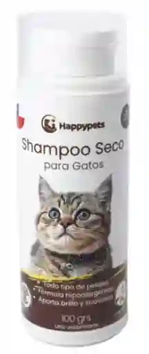 Happypets Shampoo Seco Repelente De Pulgas Para Gatos Hipoalergénico