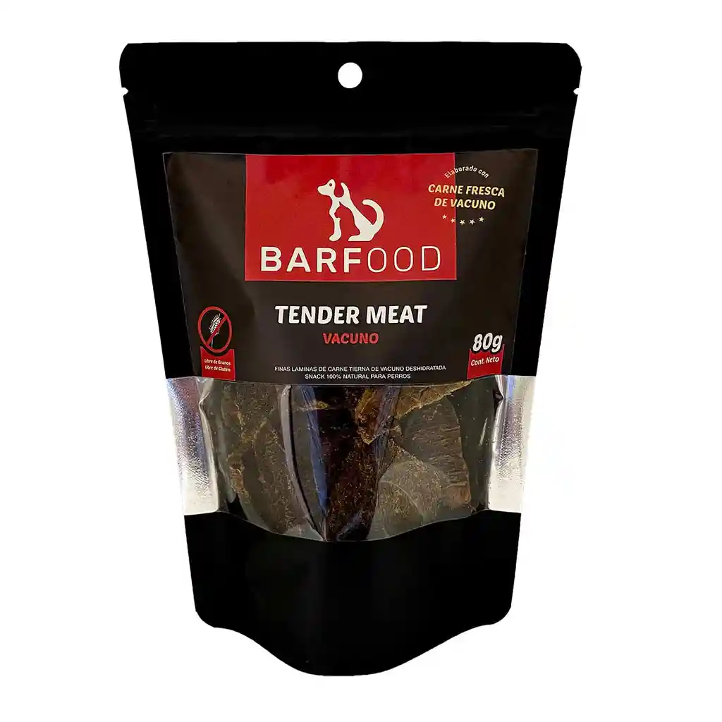 Barfood Tender Meat Vacuno 80gr